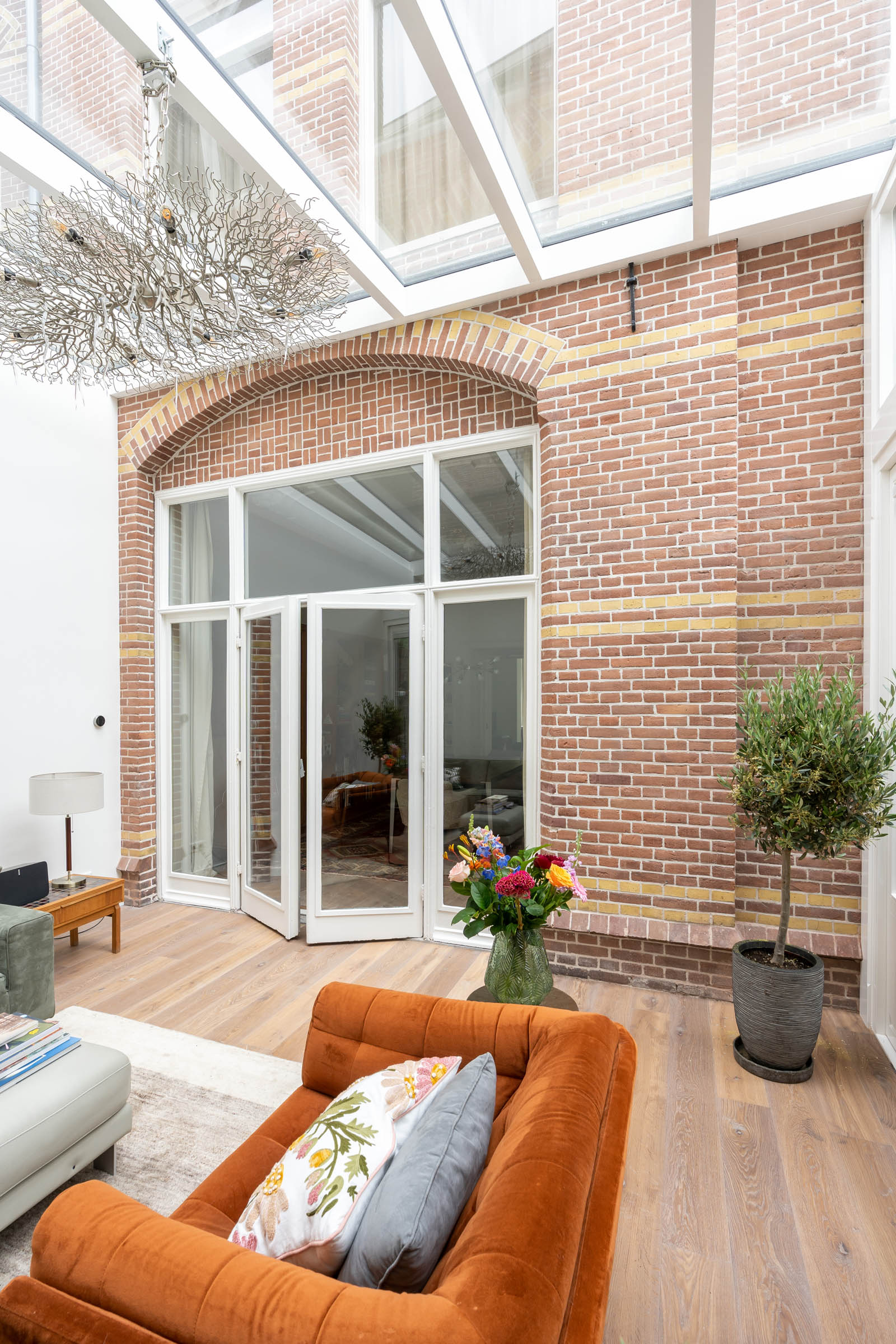 Uitbouw met glazen dak mogelijkheden