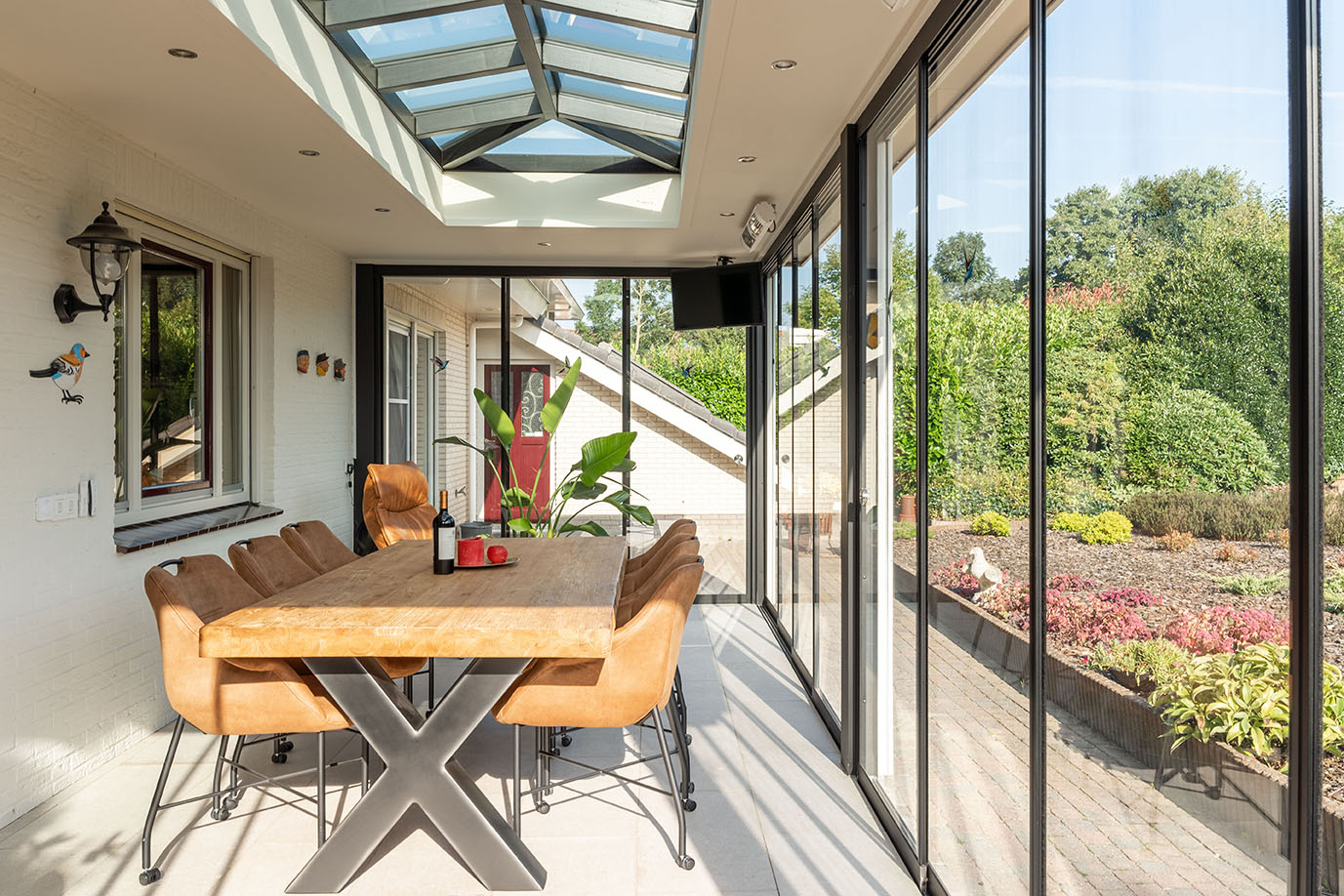 Tuinkamer met lichtstraat